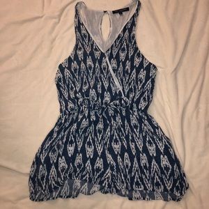 Navy Romper
